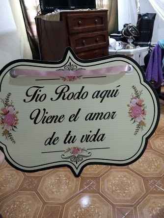 Letrero para la iglesia 