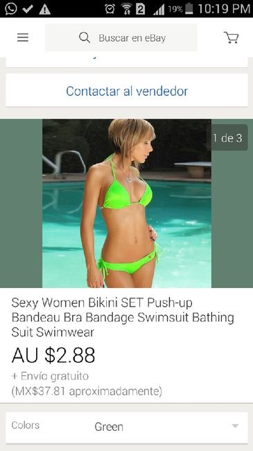 ¡¡preparando cositas para la luna de miel!!! compra ebay. - 1