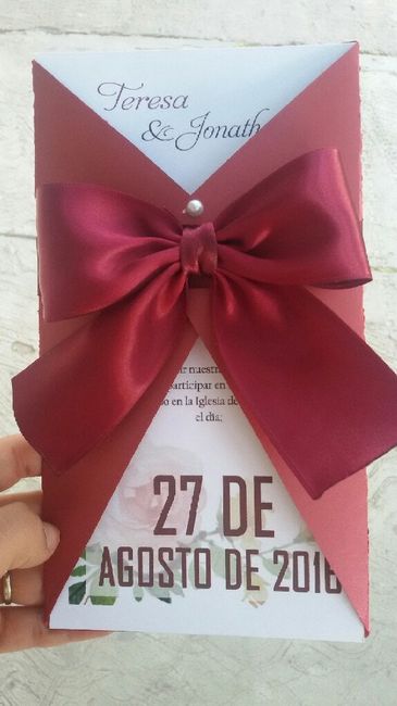 Al fin mis invitaciones tal cual las soñe... - 2