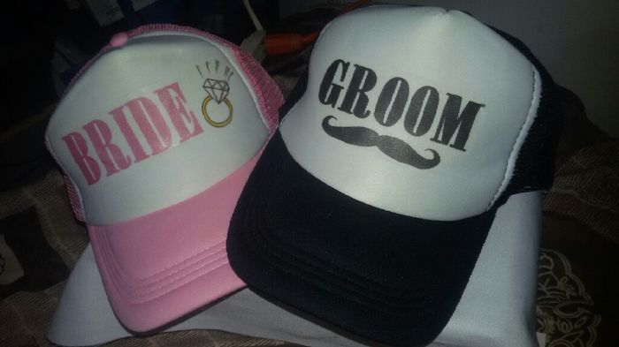Mis gorras bride & groom - 1