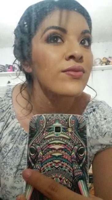 Mi prueba de maquillaje y peinado. - 1