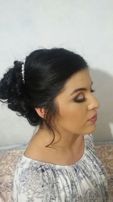 Mi prueba de maquillaje y peinado. - 3
