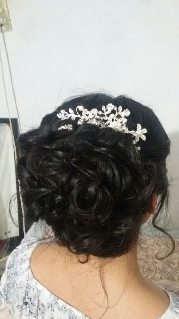 Mi prueba de maquillaje y peinado. - 4