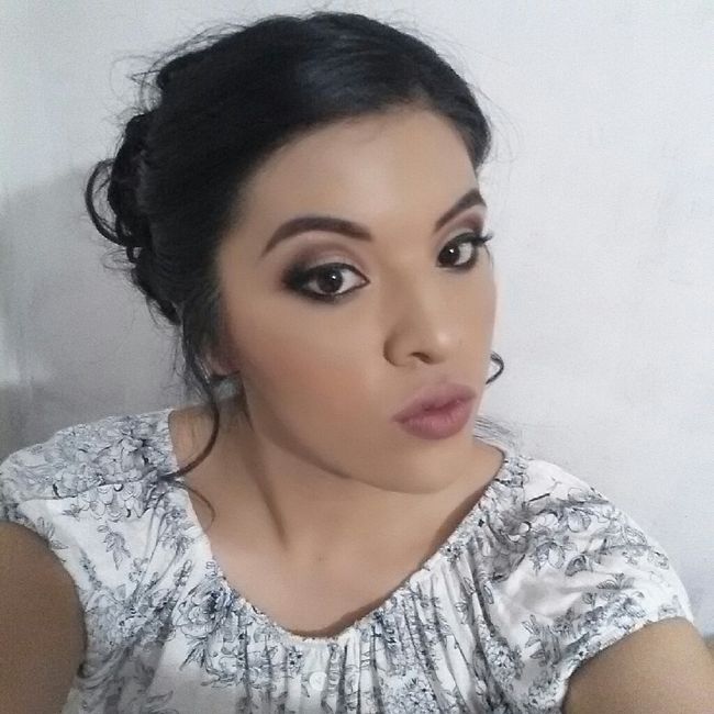 Mi prueba de maquillaje y peinado. - 6