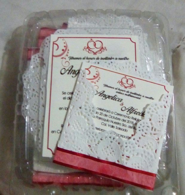 Listas las invitaciones - 1