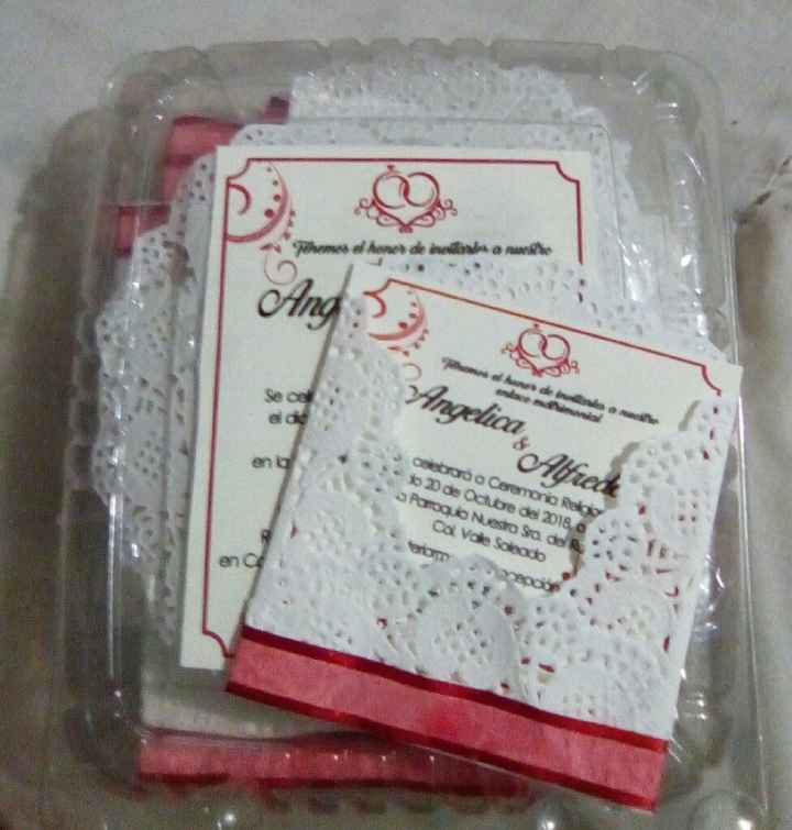 Listas las invitaciones - 1