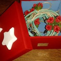 Caja de lazo para boda en playa