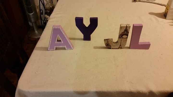 Letras terminadas!! - 2