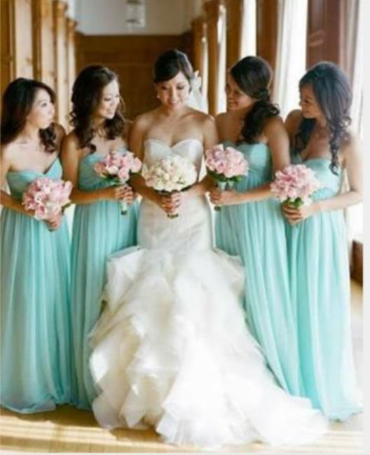 Indecisa en el color de vestido damas de honor - 2