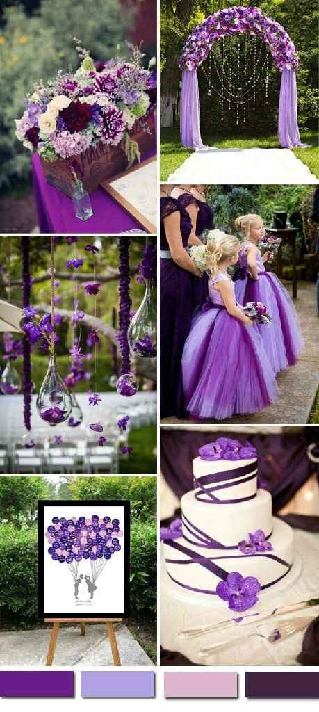 Bodas en tonos morados - Paneras & Servilleteros - 2
