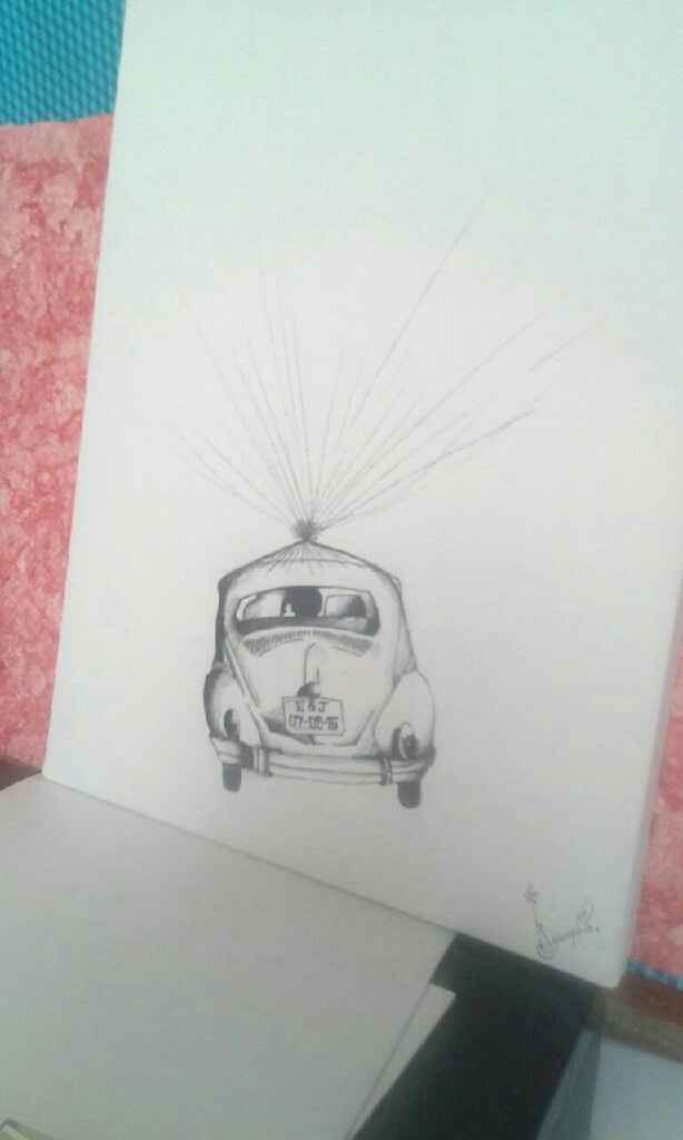 Bastidor! "vochito de huellas" - 3