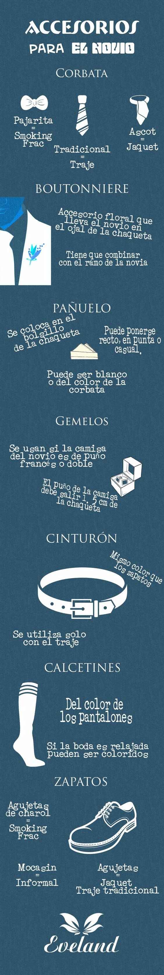 Accesorios para el novio