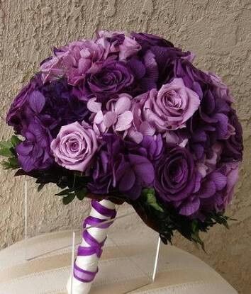 Que opinan del color morado en la combinacion de la boda? - 1