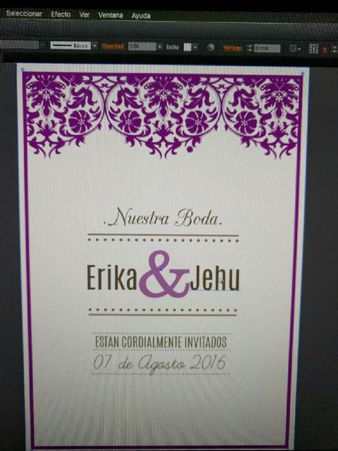 Invitaciones echas por mi? - 1