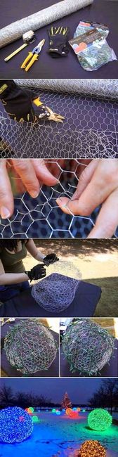 Light garden spheres