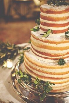 Pastel en capas.