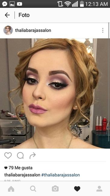 Prueba de maquillaje y peinado - 1