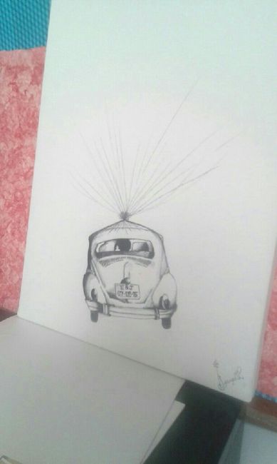 Bastidor! "vochito de huellas" - 3