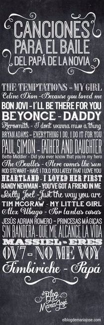 Canciones Padre/hija