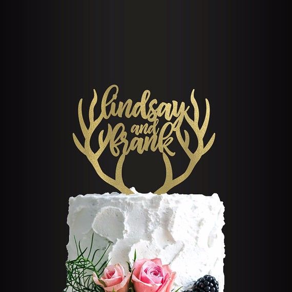 Fiberboard Custom Cake Topper