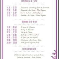 Ayuda con el programa de boda  - 1