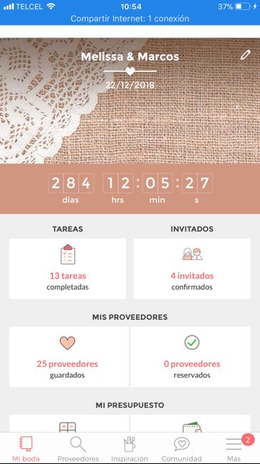 ¿Cuánto falta para que se casen? - 1