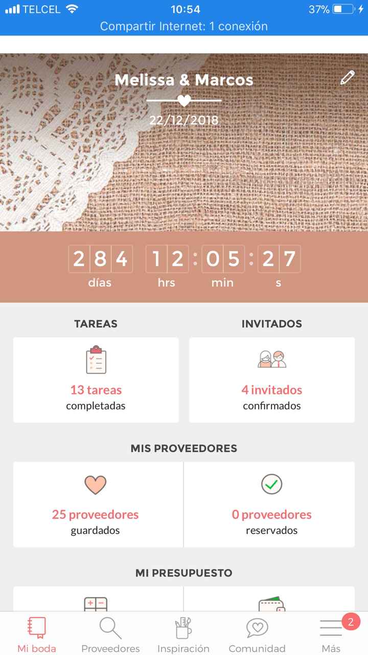 ¿Cuánto falta para que se casen? - 1