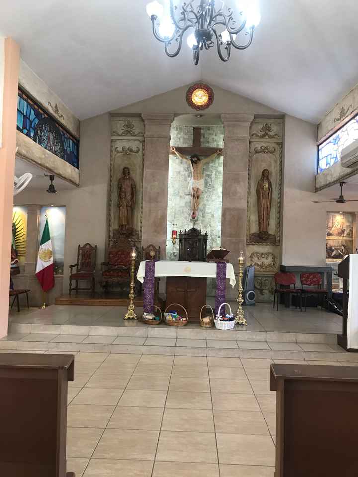 Les comparto lo que llevamos hasta hoy... en salón, La Iglesia ⛪ y la boda civil - 1