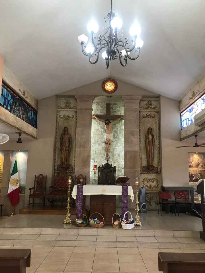 Les comparto lo que llevamos hasta hoy... en salón, La Iglesia ⛪ y la boda civil - 2