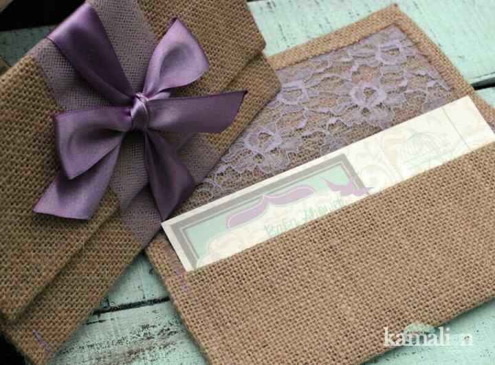 Invitaciones: color morado ⭐😘 - 1