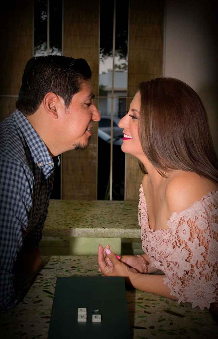 Y al final si me besó!! 