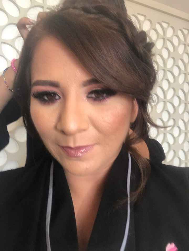 Prueba de peinado y maquillaje 😱🤗 - 5