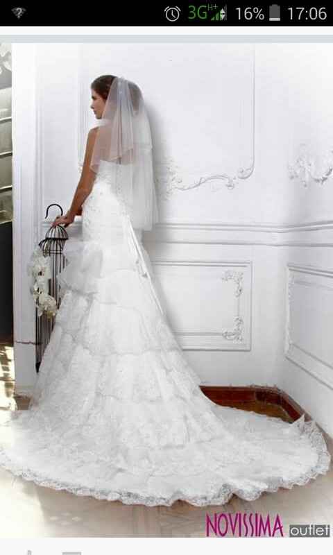 ¿Cuál es el largo de tu vestido de novia? - 1