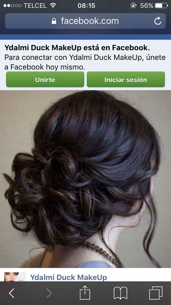 Mi primera prueba de maquillaje y peinado - 1