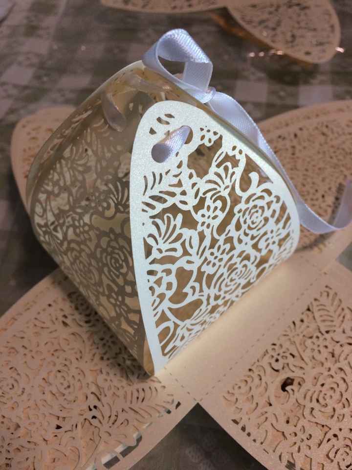 Mis compras aliexpress: cajitas corte láser beige - 3
