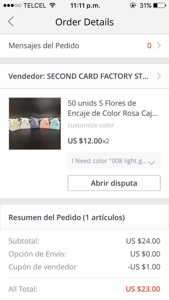 Mis compras aliexpress: cajitas corte láser beige - 6