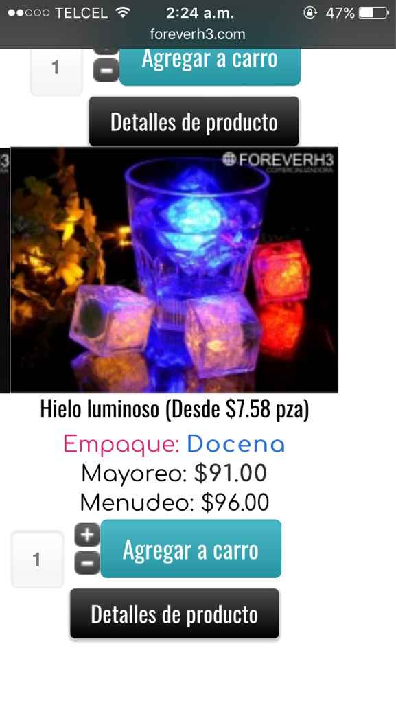 Hielos led - 1