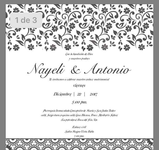  Nombre de padres en invitacion!!!! - 3