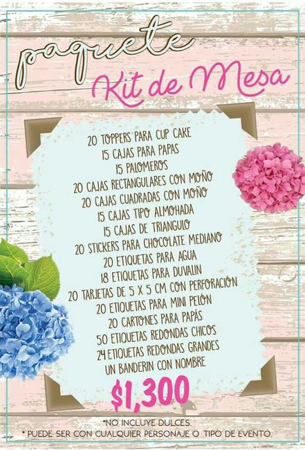 Veracruz: precios  cajas para mesa de dulces - 1