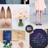 Navy blue & pink