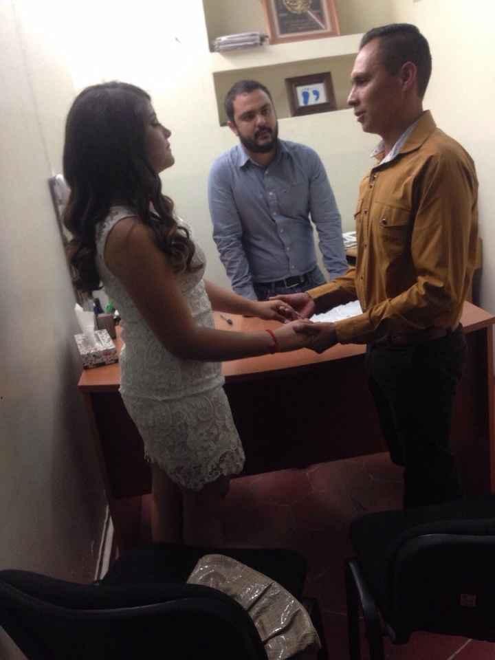 Mi boda civil a detalle 22/08/2015!! - 1