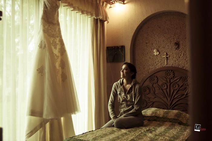 Preparativos y el vestido