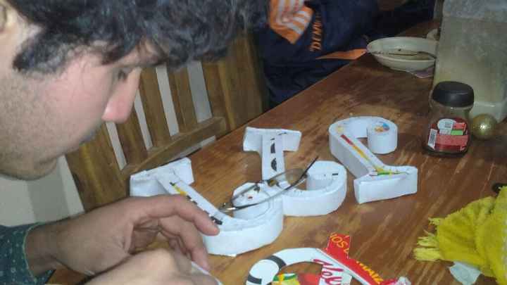 Letras para la mesa de postres y la principal - 2