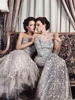 vestidos glitter