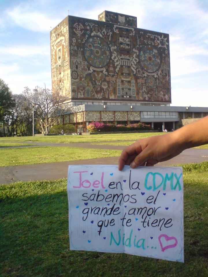 cartelito para Nidia