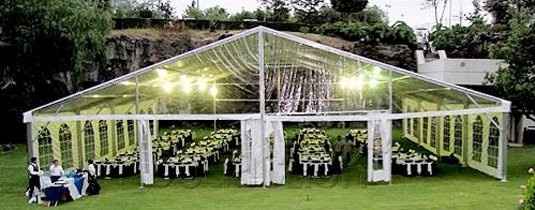 carpas transparentes