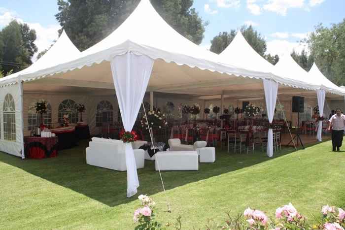 carpas blancas