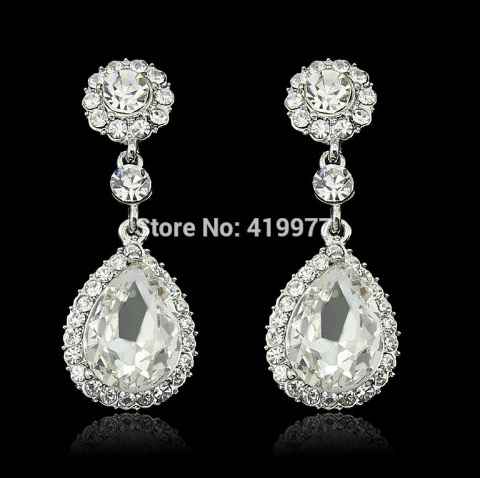 Aretes para mi atuendo de novia