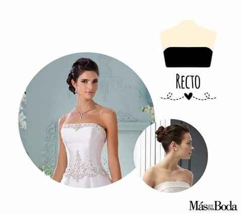 Escote recto