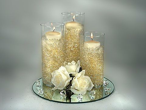 centro de mesa glitter